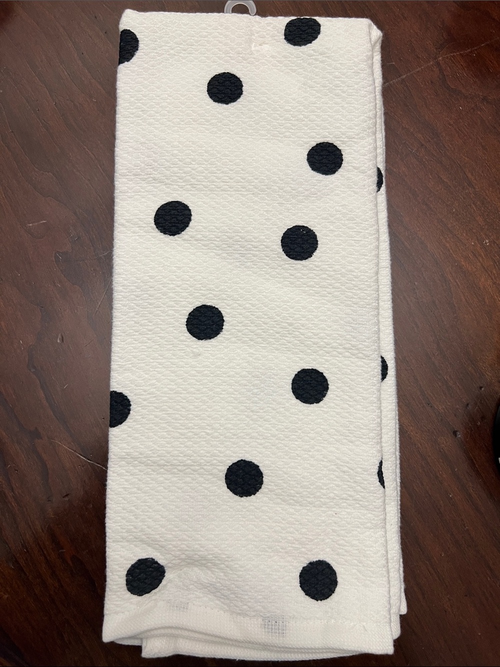 kate spade White and Black Polka Dot Kitchen Towels